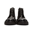 Marsell Black Parruccona Anfibio Boots