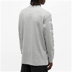 Paperboy Men's Long Sleeve T-Shirt in Grey Marl