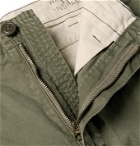 RRL - Slim-Fit Tapered Washed-Cotton Cargo Trousers - Green