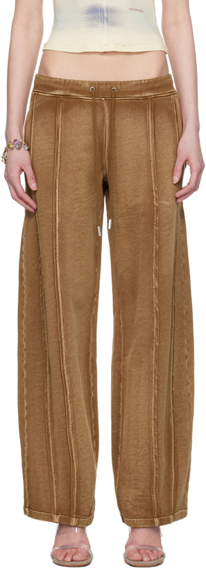 Photo: Eckhaus Latta Brown 'El Sweatpant' Lounge Pants