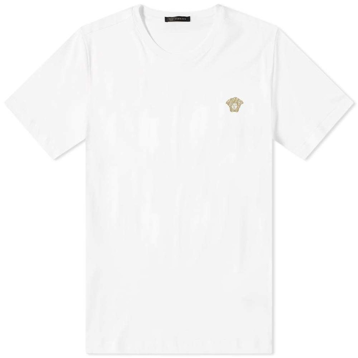 Photo: Versace Medusa Embroidered Motif Tee