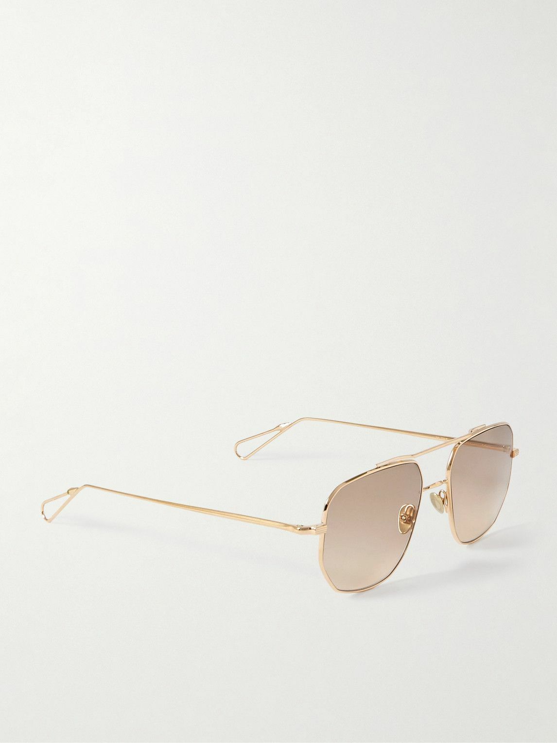AHLEM - Campbell Addy 19 Aviator-Style Gold-Tone Sunglasses