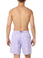 MC2 Saint Barth Man Lightweight Fabric Swim-shorts Lighting With Paisley Print