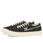 Stepney Workers Club Men's Dellow S-Strike Repair Stitch Sneaker in Black