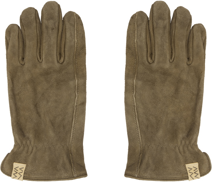 Photo: visvim Khaki Suede Gloves