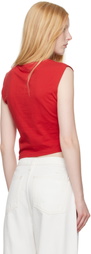 rag & bone Red Mica Sleeveless Top