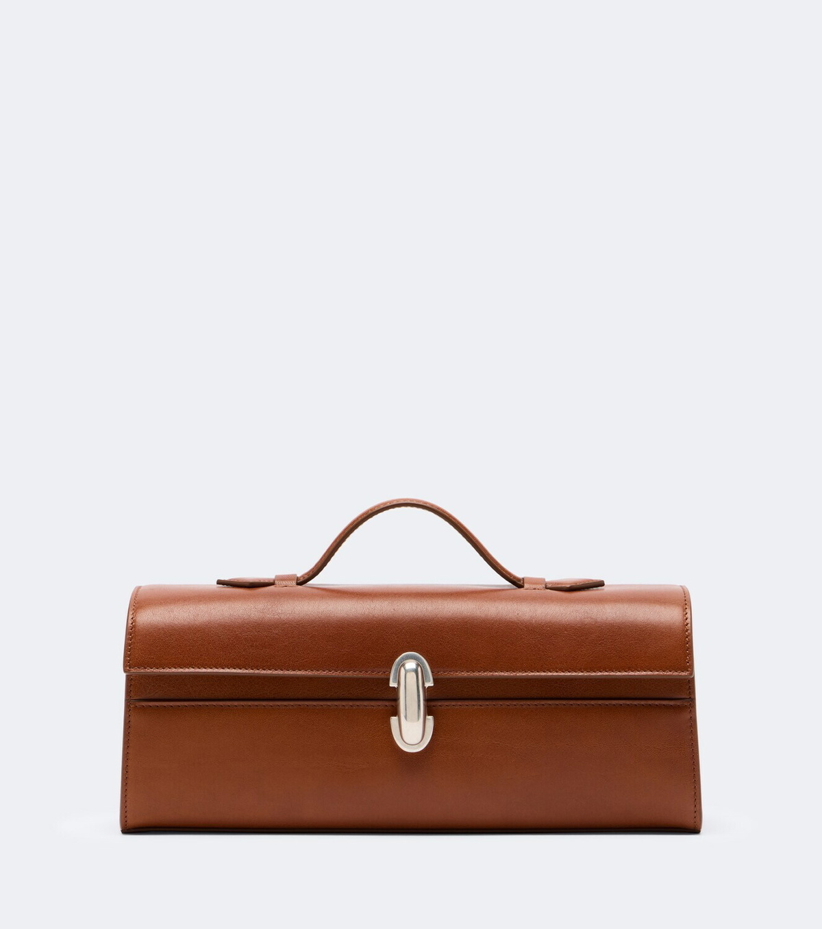 Savette Symmetry Slim Small leather top handle bag