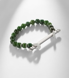 Ananya Chakra Giada 18kt white gold bracelet with diamonds and quartz