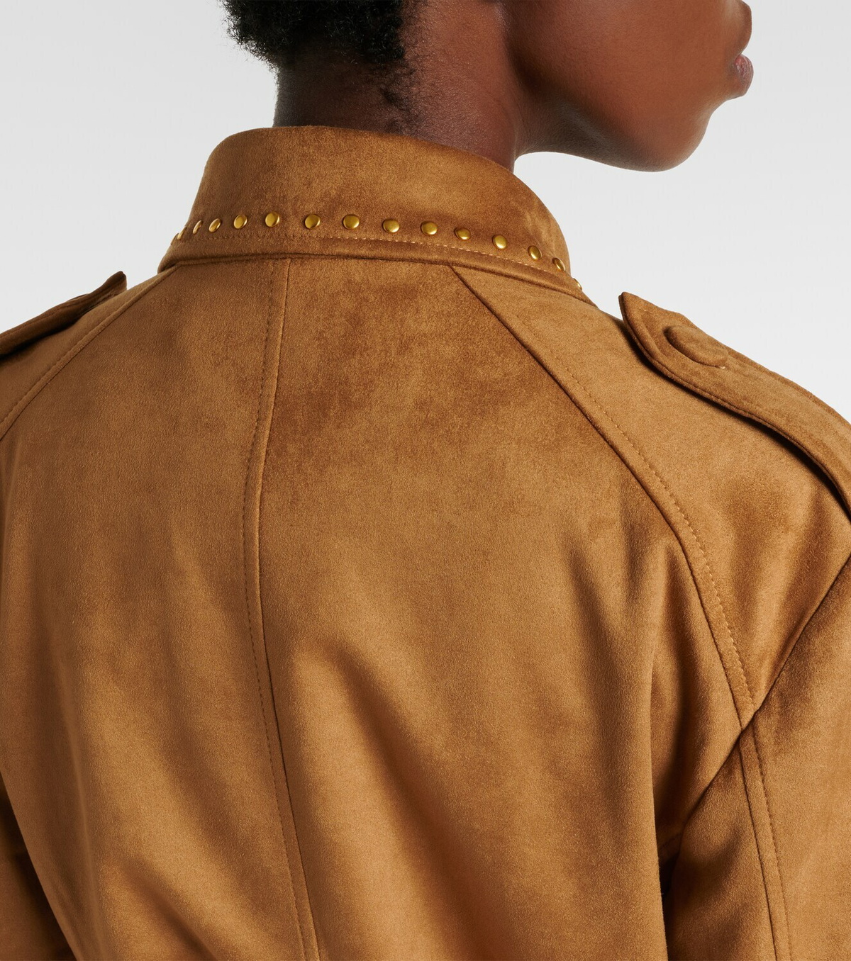 Xu Zhi Studded belted field jacket