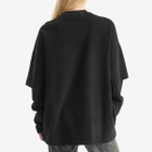 Daily Paper Women's Layered T-Shirt in Black