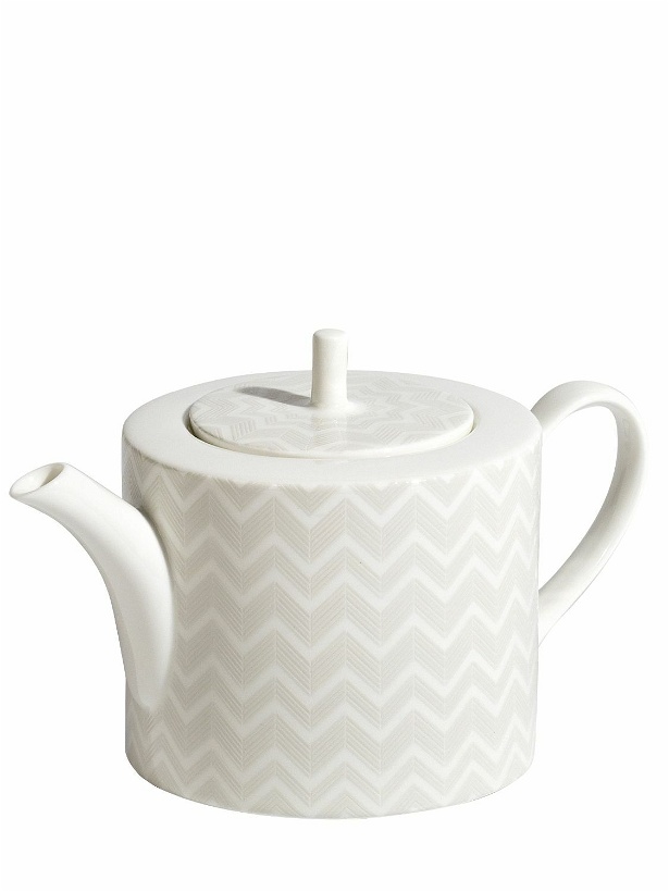 Photo: MISSONI HOME Zig Zag White Tea Pot Coffee Pot