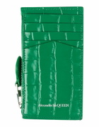 Mcqueen Womens Cardholder in Green