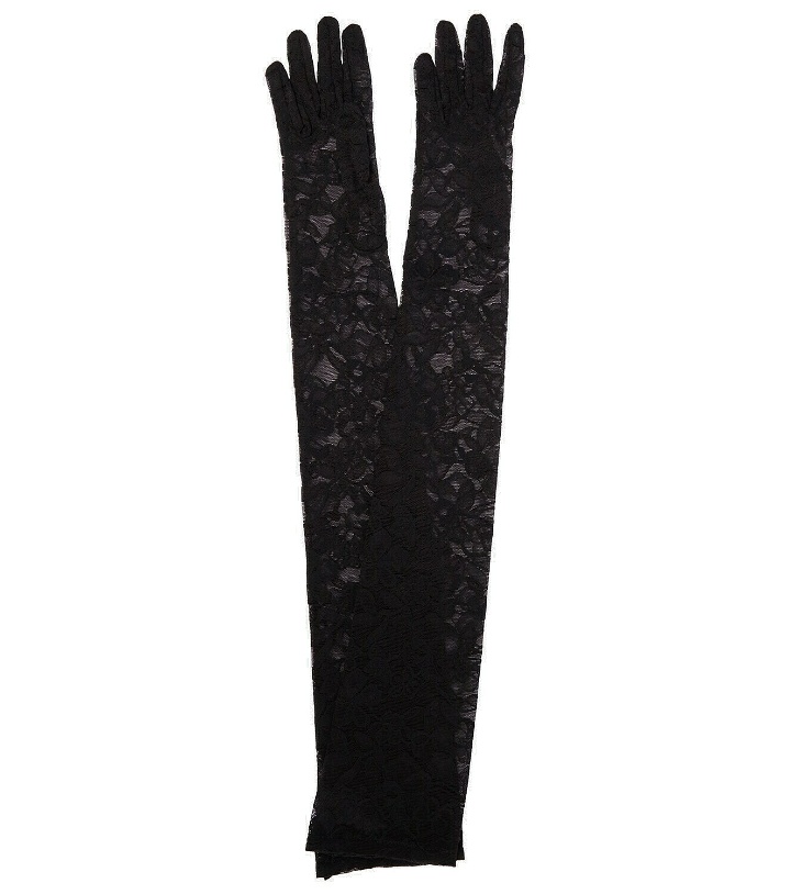 Photo: Versace - Long lace gloves
