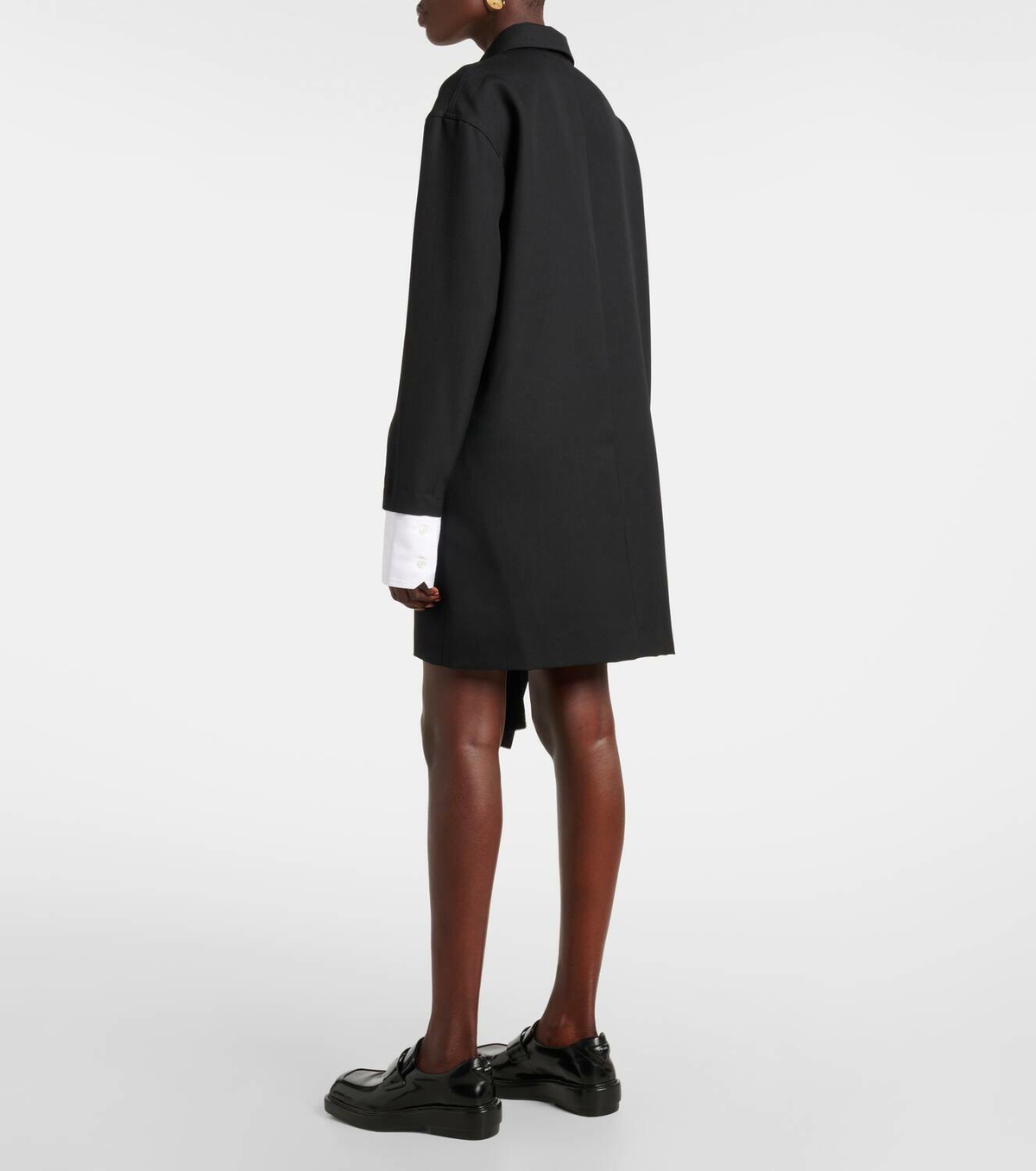 Plan C Wool-blend minidress