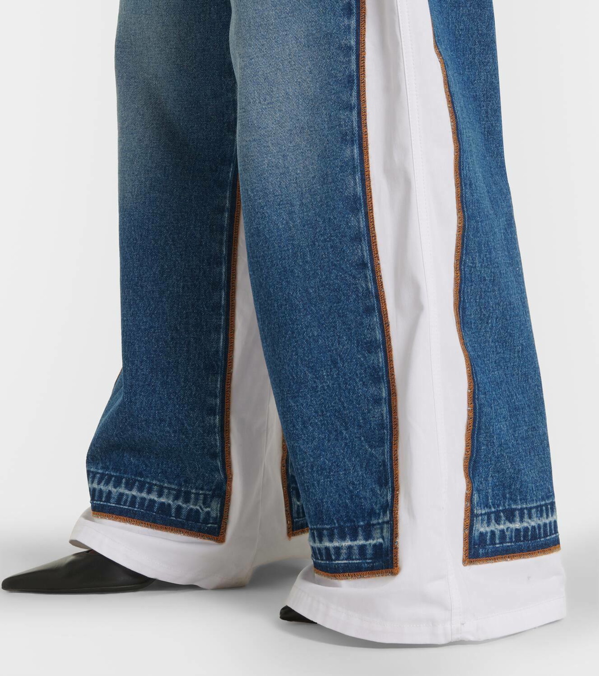 デニム・ジーパン JeanPaul GAULTIER Wide jeans Jean Paul Gaultier Wide-leg jeans Jean Paul Gaultier