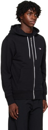 Maison Kitsuné Black Tricolor Fox Hoodie