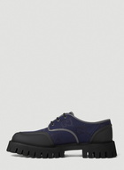 GG Lace-Up Shoes in Navy