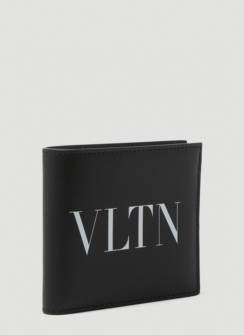 Garavani Vltn Print Billfold Wallet In Black Valentino