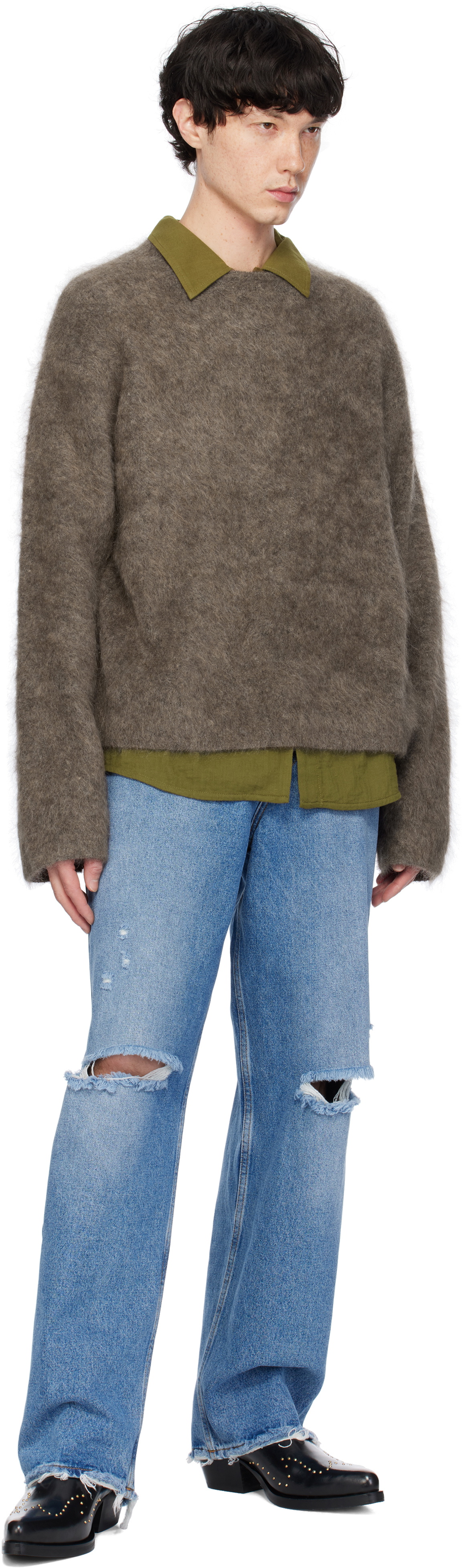 Séfr Blue Wide Cut Jeans