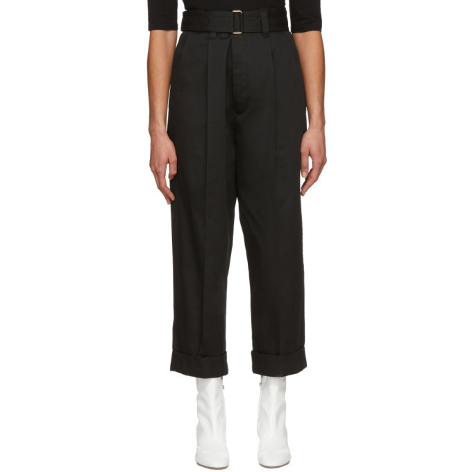 Photo: Marc Jacobs Black Wide Leg Trousers