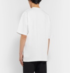 Balenciaga - Oversized Logo-Print Cotton-Jersey T-Shirt - White