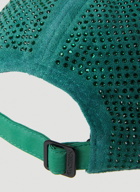 JW Anderson - Embellished Baseball Cap in Green