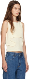 Eckhaus Latta Beige Pallas Tank Top