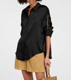 Loewe Chain silk satin shirt
