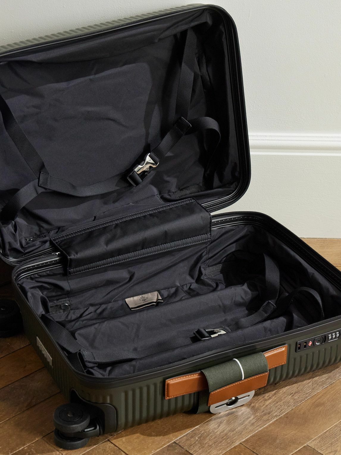 FPM Milano - Bank Zip Deluxe M 55cm Leather-Trimmed Polycarbonate Spinner Suitcase