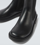 Alexander McQueen Leather Chelsea boots