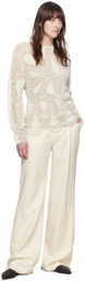 Gabriela Hearst Off-White Capps Sweater
