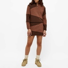 Daniëlle Cathari Women's x Woolrich Pocket Skirt in Two-Toned Brown