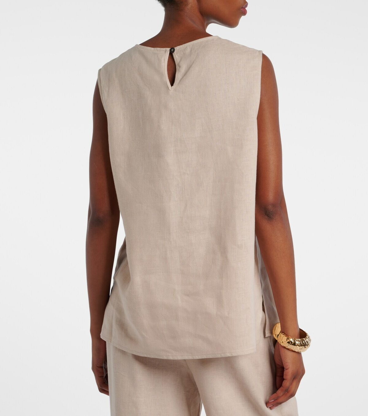 Asceno Trento linen top