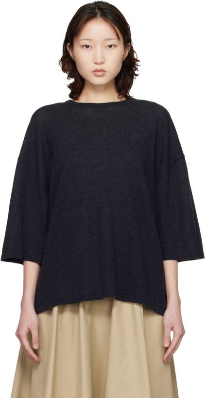 Photo: Cordera Gray Merino Wool Oversized T-shirt