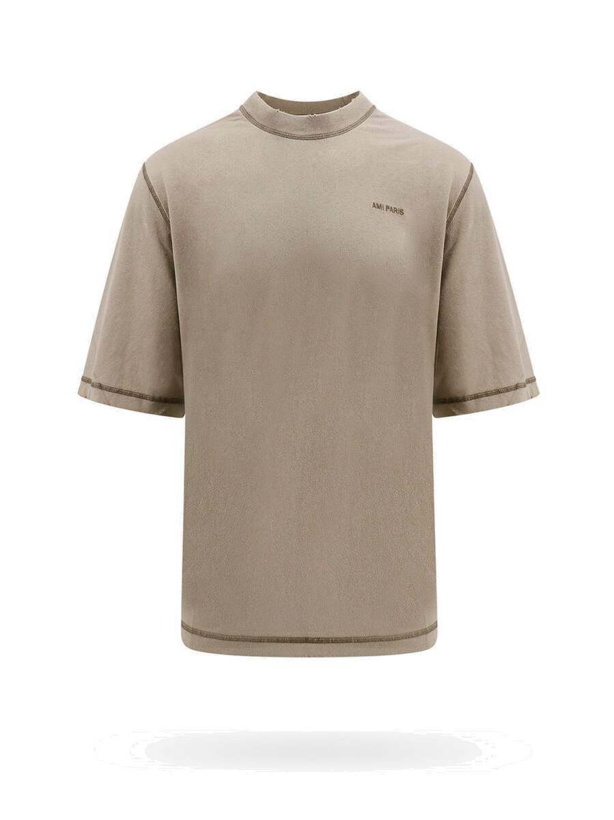 Photo: Ami Paris   T Shirt Beige   Mens