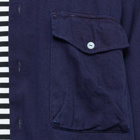 Universal Works Men's Treck Overshirt in Indigo