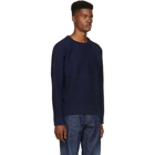Levis Made and Crafted Navy Fisherman Sweater