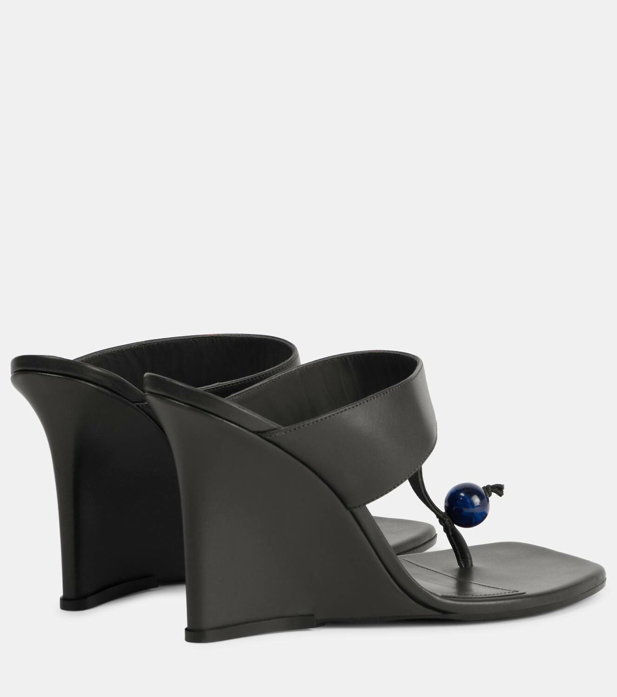 Etro 90 leather wedge sandals