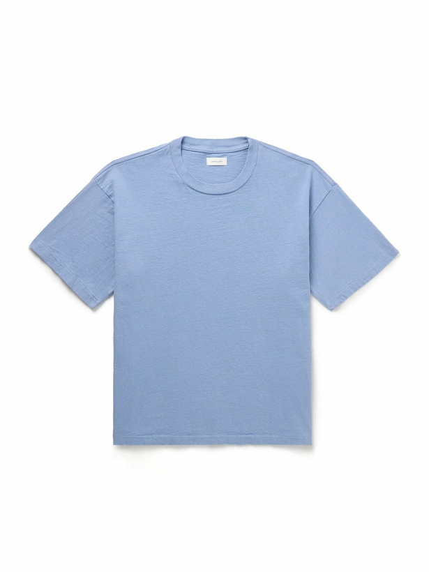 Photo: John Elliott - Riviera Cotton-Jersey T-Shirt - Blue