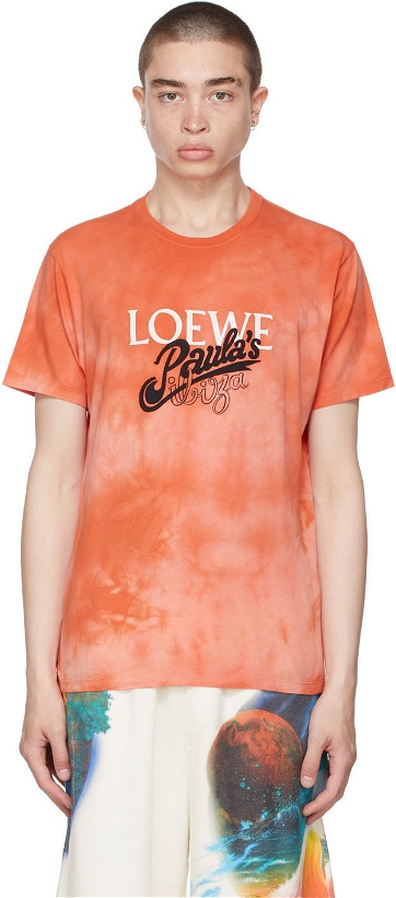 Photo: Loewe Orange Paula's Ibiza Tie-Dye Logo T-Shirt