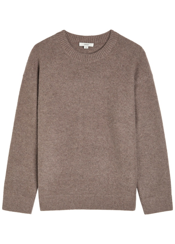 Photo: Vince Boiled Cashmere Jumper Beige