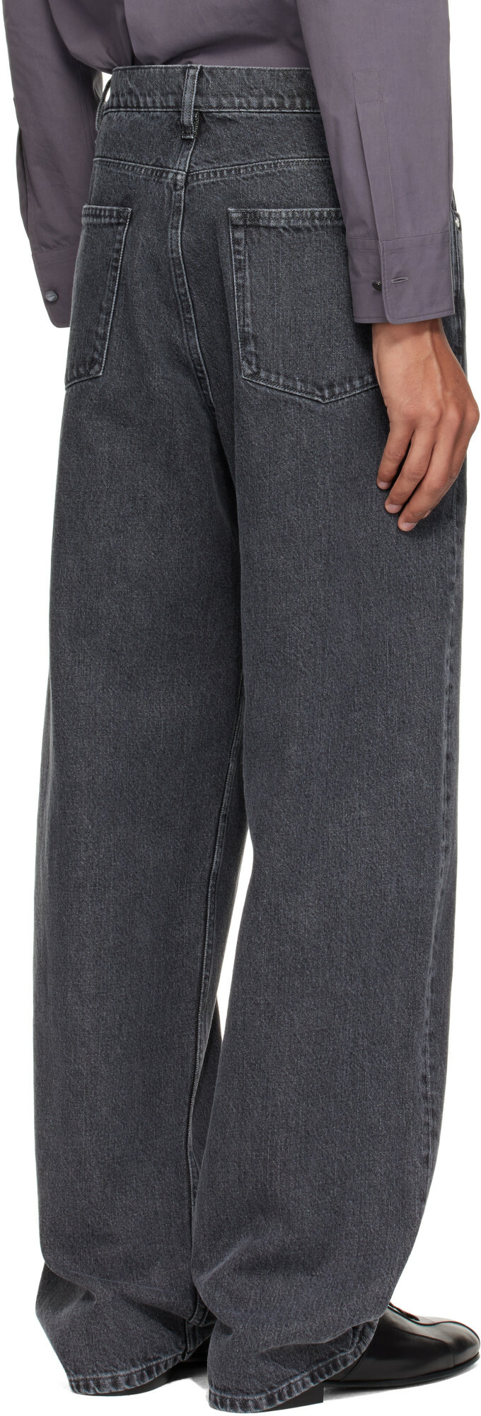 Jil Sander Gray Loose Lightweight Jeans