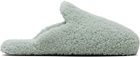 Tekla Green Home Slippers