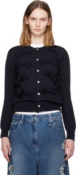 Comme des Garçons Girl Navy Bow Cardigan