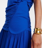 Ferragamo Draped jersey T-shirt dress
