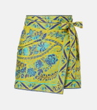 Etro Floral cotton beach cover-up