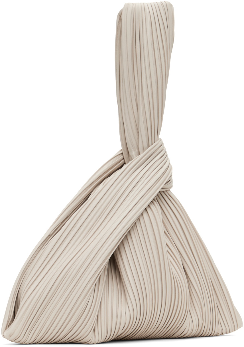 Nanushka Off-White Jen Vegan Leather Clutch