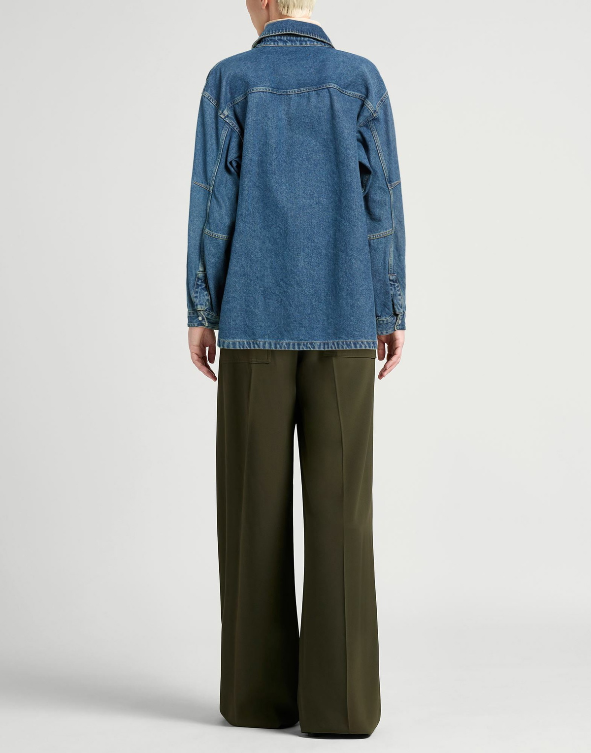 Martine Rose Womens Denim outerwear in Blue