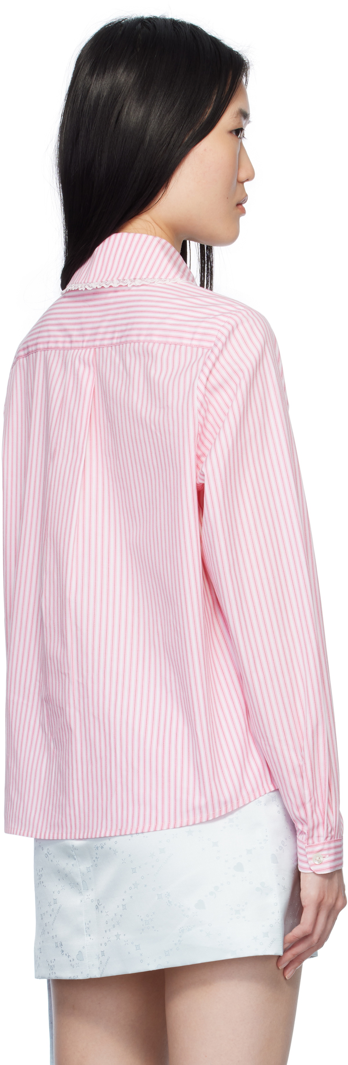 10/9終了SANDY LIANG Pink Papillon Shirt Sandy Liang Papillon Shirt in Pink | Lyst