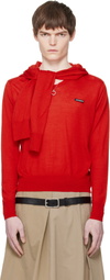 HODAKOVA Red Double Sleeve Sweater
